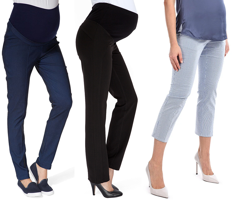 Long maternity pants for hot sale work